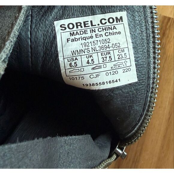 SOREL Blake Duel Zippers Waterproof Leather Platform Boot - Picture 7 of 9